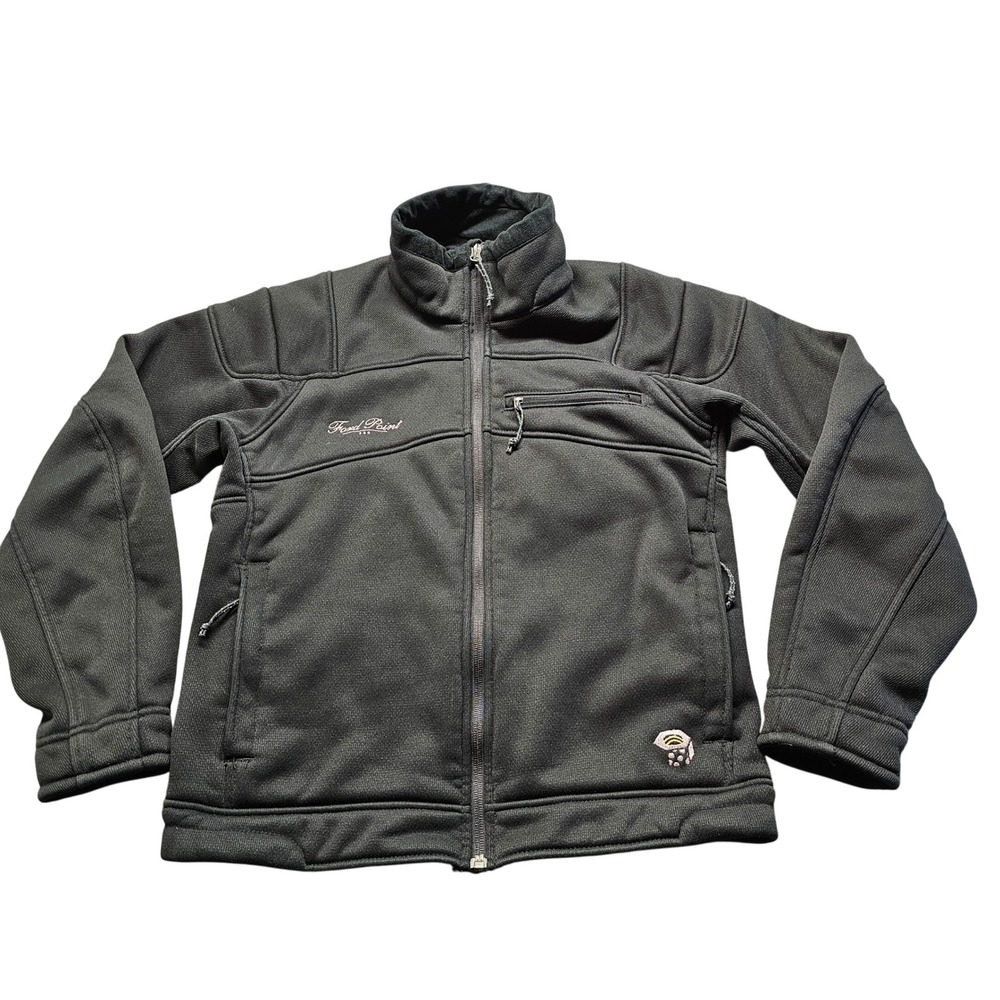 Mountain Hardwear Jacket Mens Size‎ SP Black Full Zip Fleece USA Gorpcore Hiking